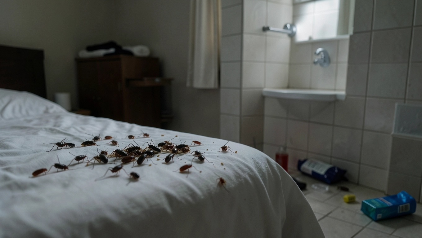 Wysokość odszkodowania za karaluchy w hotelu